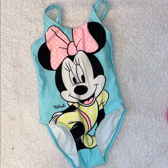 Minnie one piece with matching water shoes - Picture 3 of 3